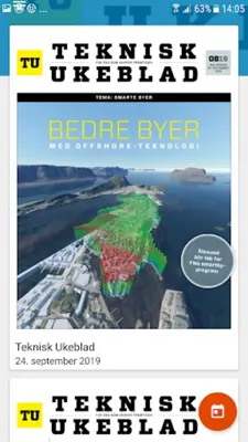 Teknisk Ukeblad eBlad android App screenshot 14
