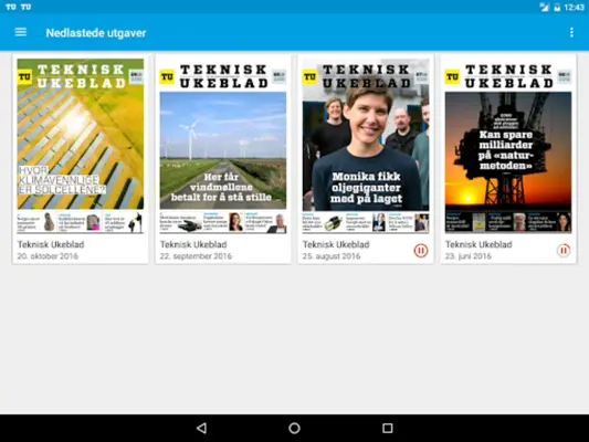 Teknisk Ukeblad eBlad android App screenshot 2