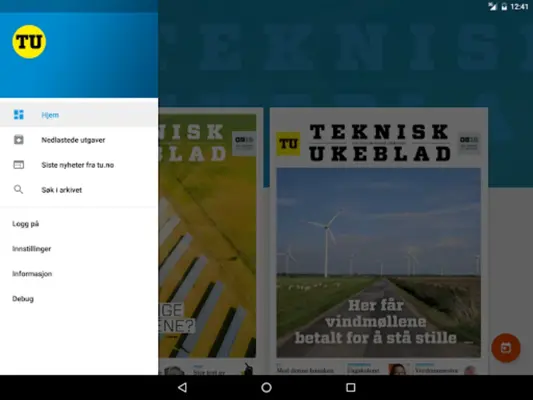 Teknisk Ukeblad eBlad android App screenshot 3