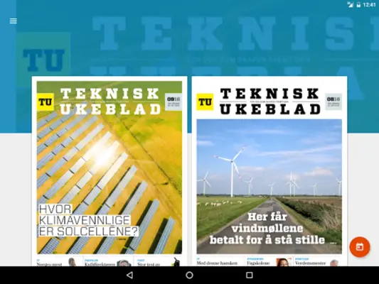 Teknisk Ukeblad eBlad android App screenshot 4